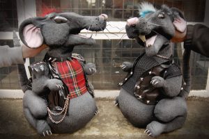 Rat puppets
